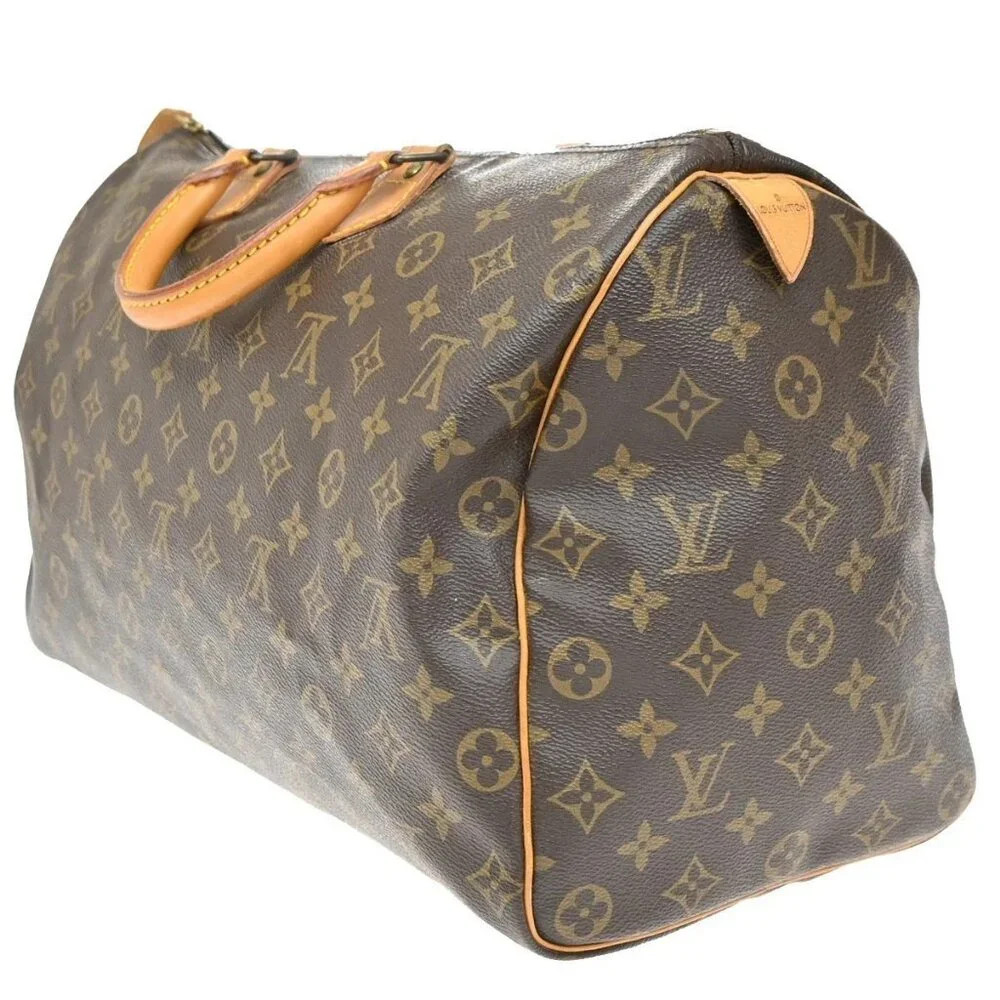 LOUIS VUITTON Speedy 40 Travel Hand Bag Monogram Leather Brown M41522 94EG109 - Picture 4 of 16
